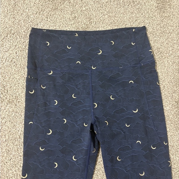 ZYIA‎ Navy Terrace Moon Luxe Leggings Size 6-8 - Picture 2 of 7